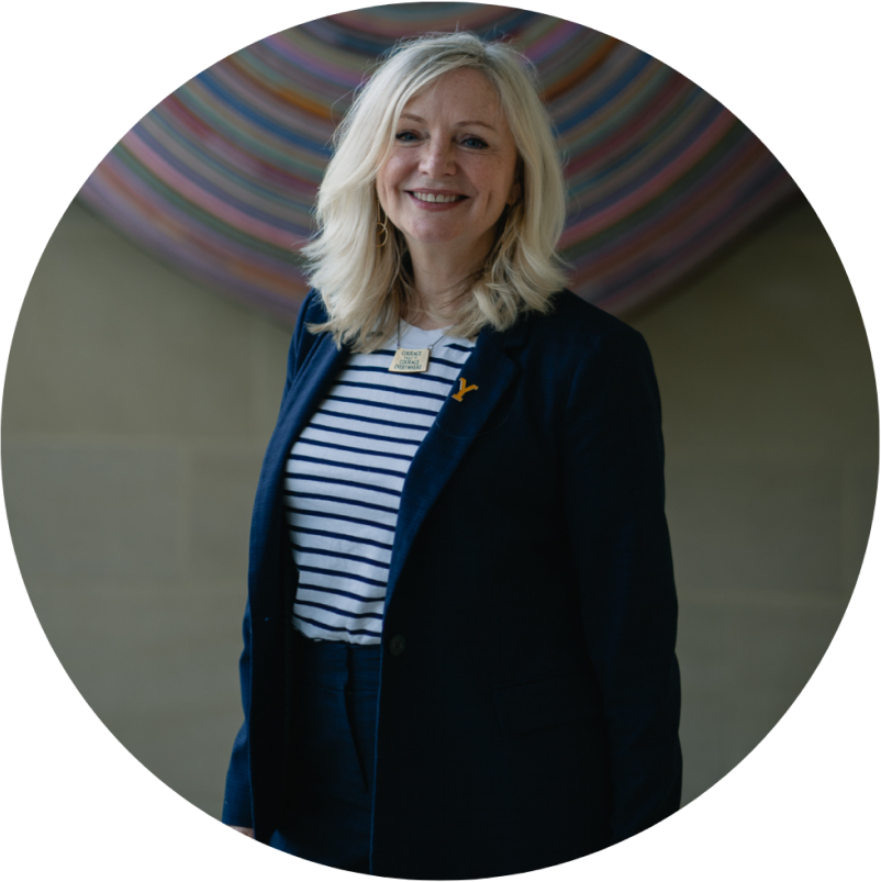An image of Tracy Brabin, the Mayor of West Yorkshire, stood smiling at the camera